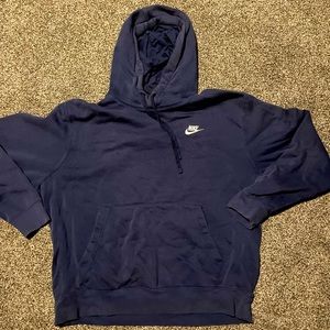 blue nike hoodie retail 60$ size L